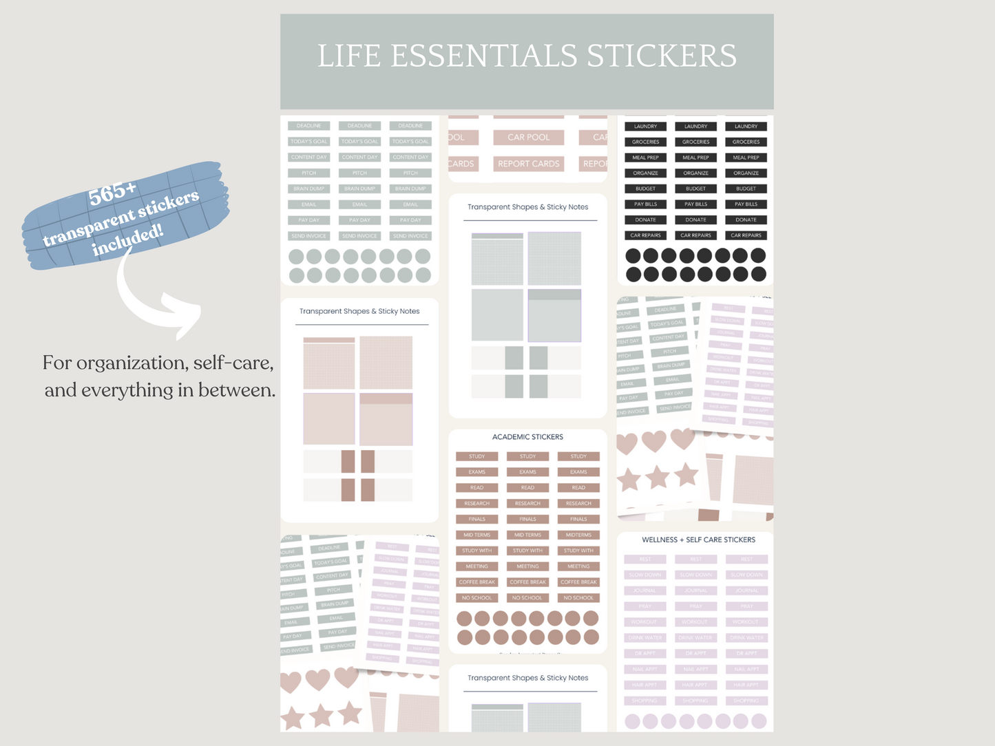 The 2025 Life Essentials Digital Planner Bundle