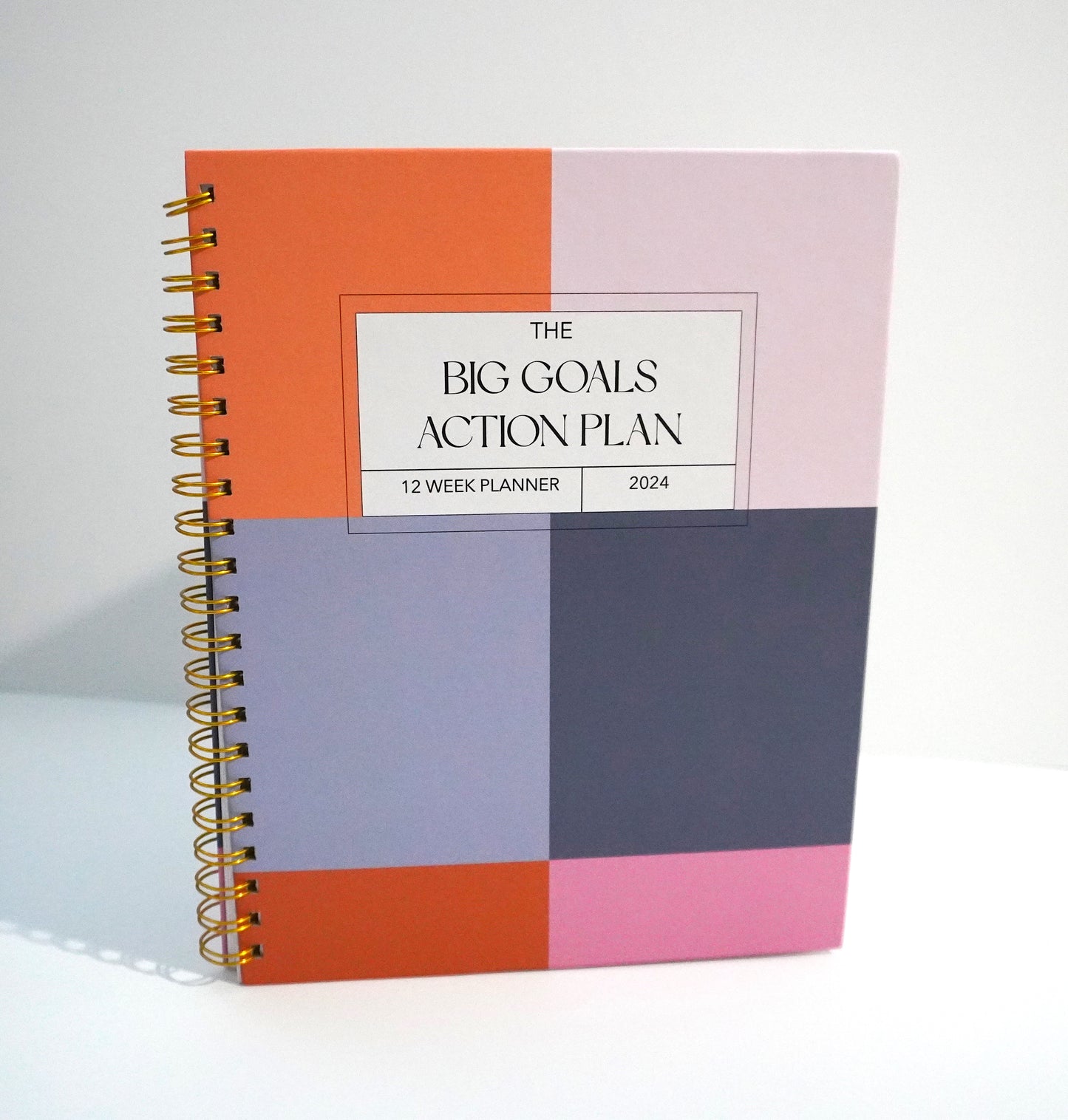 The Big Goals Action Plan 12 Week Planner [Color Block Cover]